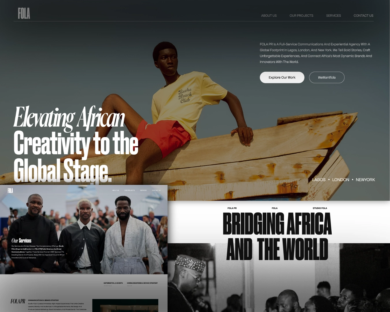 Fola PR Limited — Web Design